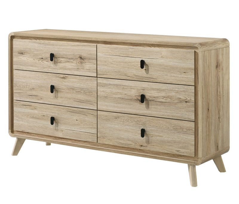 Dawson Light Wood Panel Bedroom Set from Crown Mark - DMV Furniture