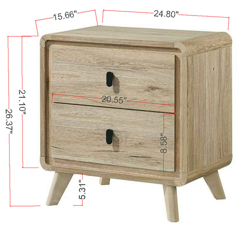 Dawson Light Wood Panel Bedroom Set from Crown Mark - DMV Furniture