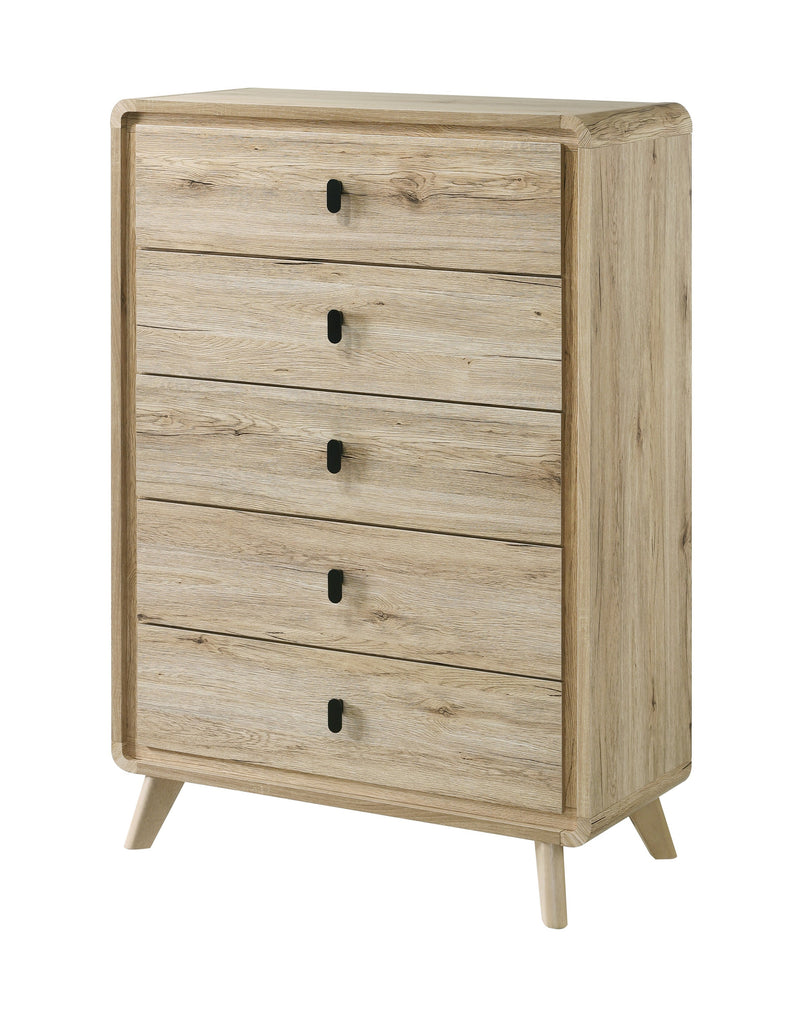Dawson Light Wood Panel Bedroom Set from Crown Mark - DMV Furniture