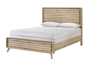 Dawson Light Wood King Panel Bed from Crown Mark - DMV Furniture