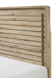 Dawson Light Wood King Panel Bed from Crown Mark - DMV Furniture
