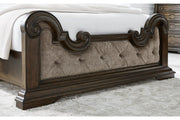 Maylee Dark Brown Upholstered Bedroom Set from Ashley - DMV Furniture
