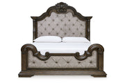 Maylee Dark Brown Upholstered Bedroom Set from Ashley - DMV Furniture