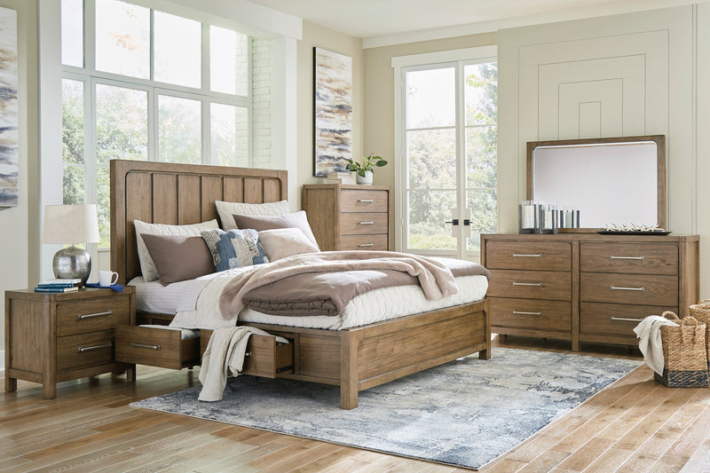 Cabalynn Light Brown Panel Storage Bedroom Set from Ashley - DMV Furniture