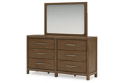 Cabalynn Light Brown Dresser and Mirror -  Ashley - DMV Furniture