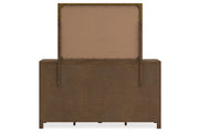 Cabalynn Light Brown Dresser and Mirror -  Ashley - DMV Furniture