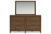 Cabalynn Light Brown Dresser and Mirror -  Ashley - DMV Furniture
