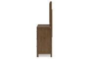 Cabalynn Light Brown Dresser and Mirror -  Ashley - DMV Furniture