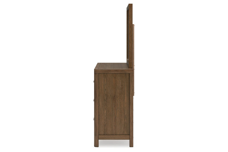 Cabalynn Light Brown Dresser and Mirror -  Ashley - DMV Furniture