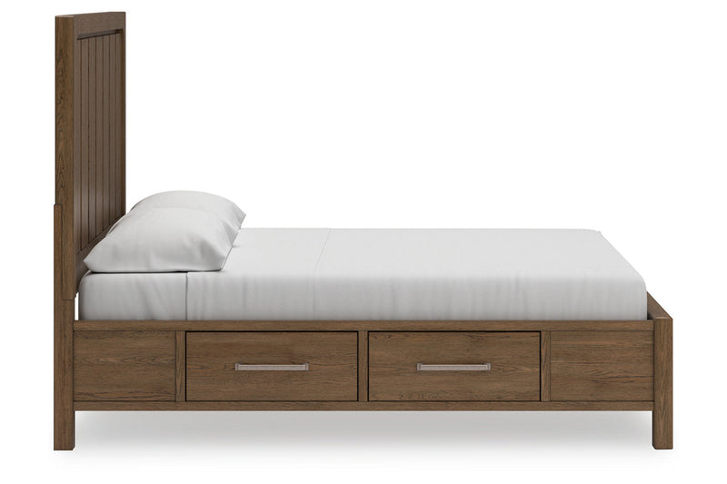 Cabalynn Light Brown Panel Storage Bedroom Set from Ashley - DMV Furniture