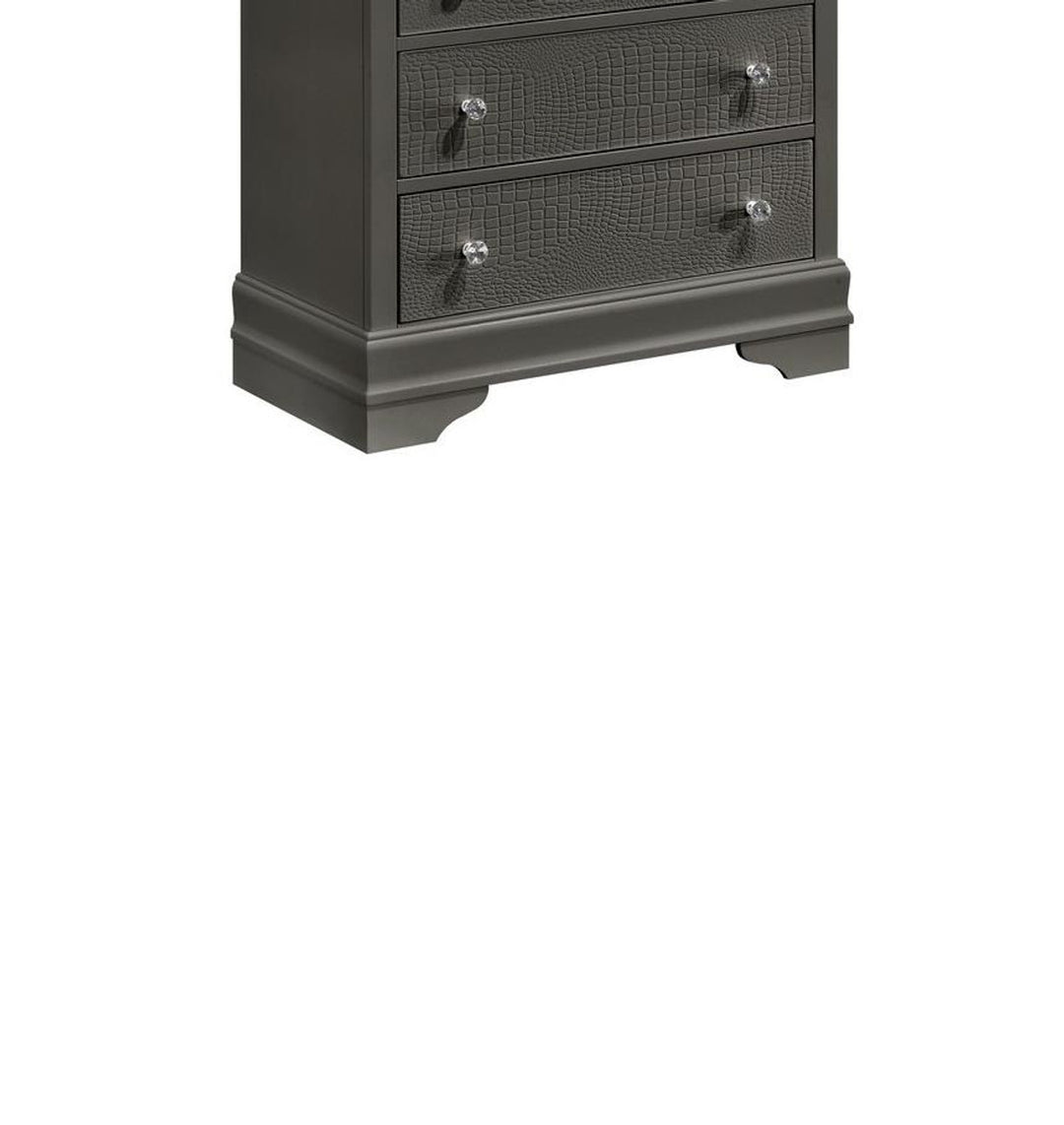 Blaze Bedroom Set Collection In Gray