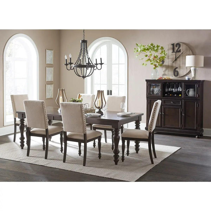 Begonia 7-Piece Rectangular Dining Room Set | Homelegance