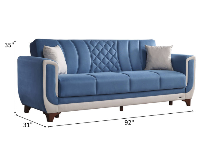 Berre 92" Wide Convertible Sofa