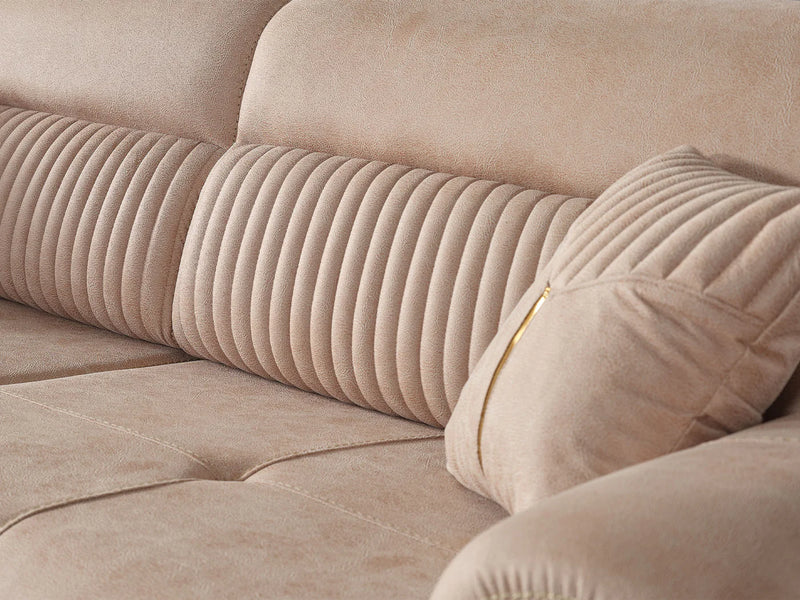 Beta Convertible Sofa Beige
