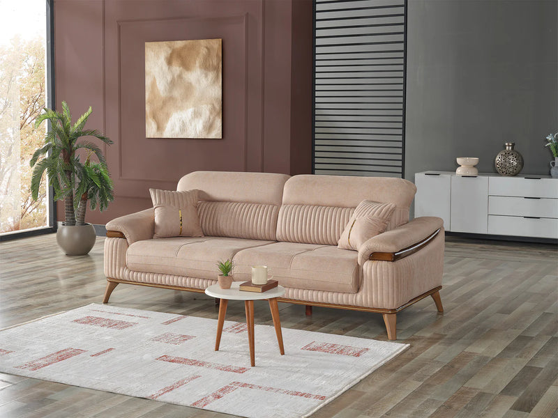 Beta Convertible Sofa Beige