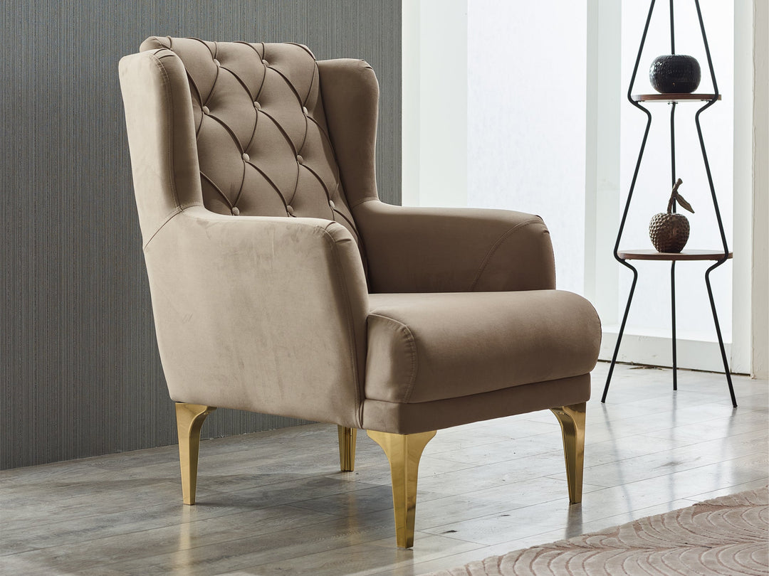 Bolivya 29" Wide Tufted Armchair