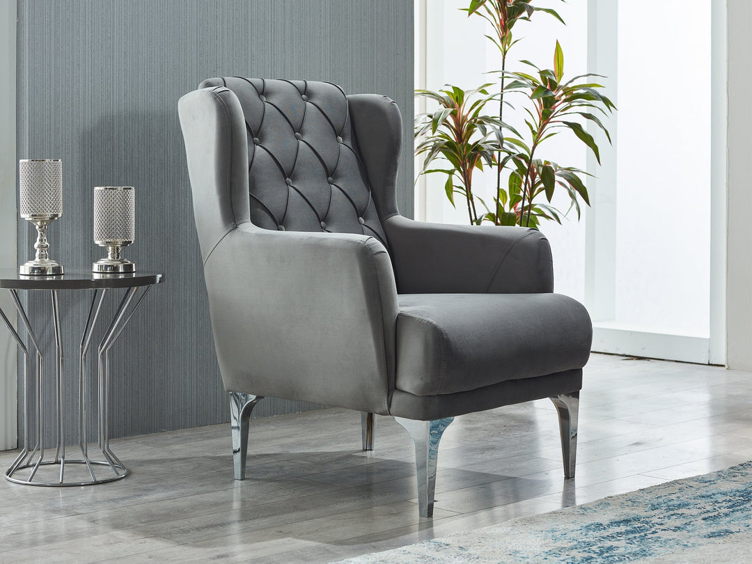 Bolivya 29" Wide Tufted Armchair