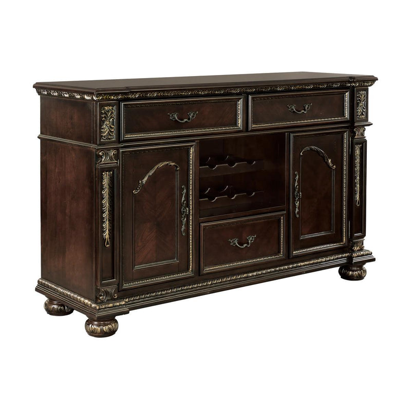 Catalonia Server In Dark Cherry | Homelegance