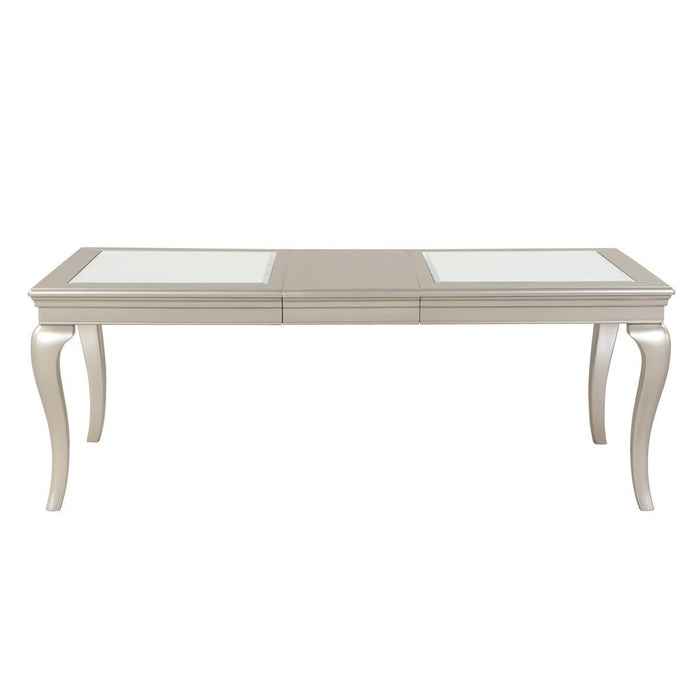 Crawford Rectangular Dining Room Set In Silver | Homelegance