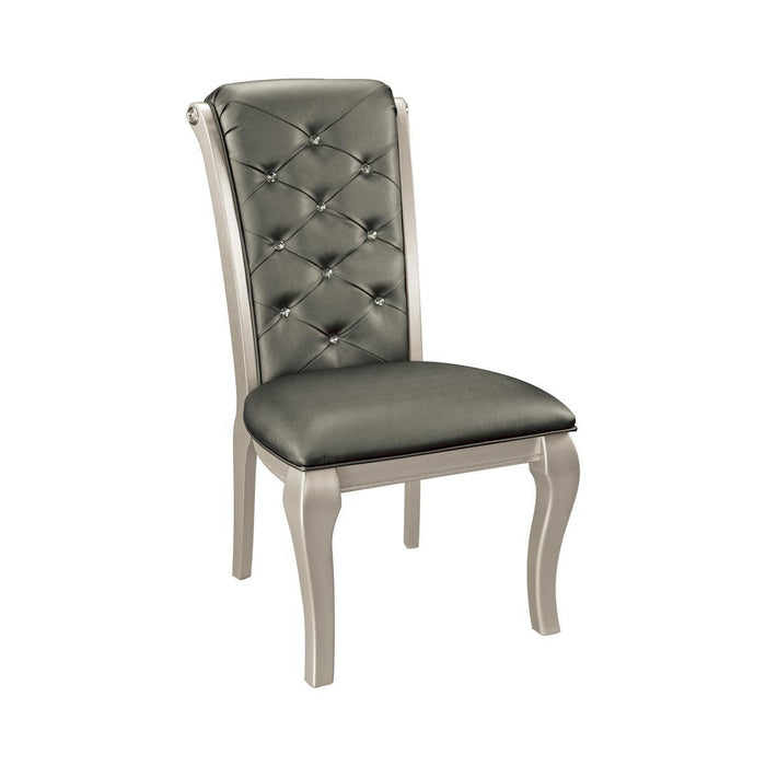 Crawford Rectangular Dining Room Set In Silver | Homelegance