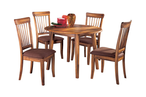 Berringer Rustic Brown Dining Table and 4 Chairs -  Ashley - DMV Furniture