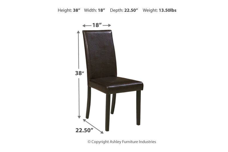 Kimonte Multi Dining Table and 4 Chairs -  Ashley - DMV Furniture