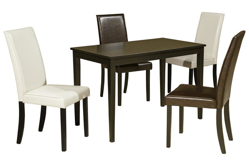 Kimonte Multi Dining Table and 4 Chairs -  Ashley - DMV Furniture
