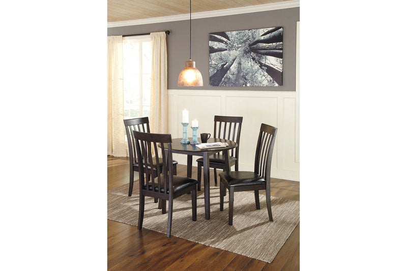 Hammis Dark Brown Dining Table and 4 Chairs -  Ashley - DMV Furniture