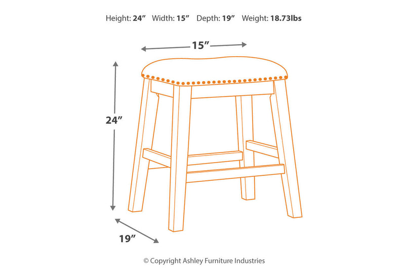 Caitbrook Gray Counter Height Dining Table and 4 Barstools -  Ashley - DMV Furniture