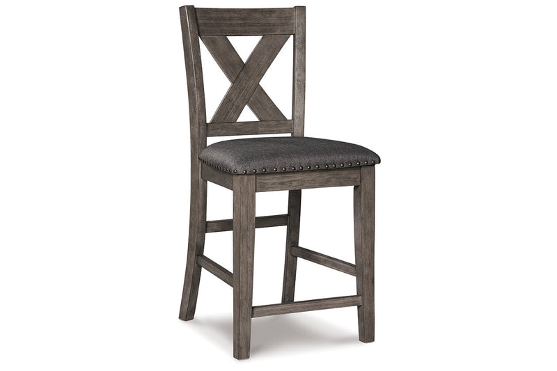 Caitbrook Gray Counter Height Dining Table and 4 Barstools -  Ashley - DMV Furniture