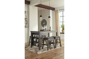 Caitbrook Gray Counter Height Dining Table and 4 Barstools -  Ashley - DMV Furniture
