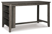Caitbrook Gray Counter Height Dining Table and 4 Barstools -  Ashley - DMV Furniture