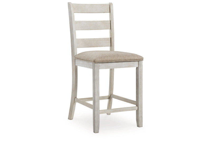 Skempton Two-tone Counter Height Dining Table and 6 Barstools -  Ashley - DMV Furniture