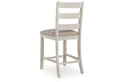 Skempton Two-tone Counter Height Dining Table and 6 Barstools -  Ashley - DMV Furniture