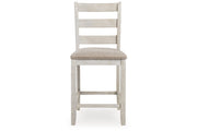 Skempton Two-tone Counter Height Dining Table and 6 Barstools -  Ashley - DMV Furniture