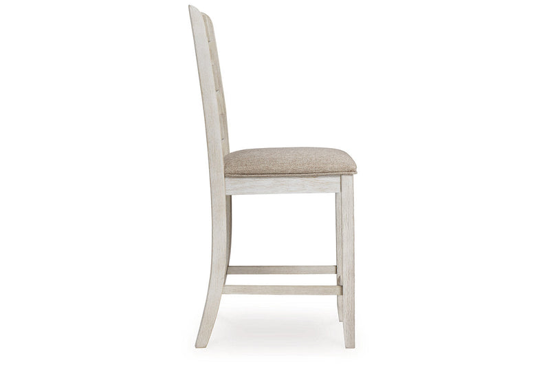Skempton Two-tone Counter Height Dining Table and 6 Barstools -  Ashley - DMV Furniture