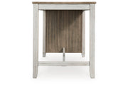 Skempton Two-tone Counter Height Dining Table and 6 Barstools -  Ashley - DMV Furniture