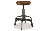 Torjin Brown/Gray Counter Height Dining Table and 2 Barstools -  Ashley - DMV Furniture
