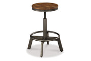 Torjin Brown/Gray Counter Height Dining Table with 4 Barstools -  Ashley - DMV Furniture