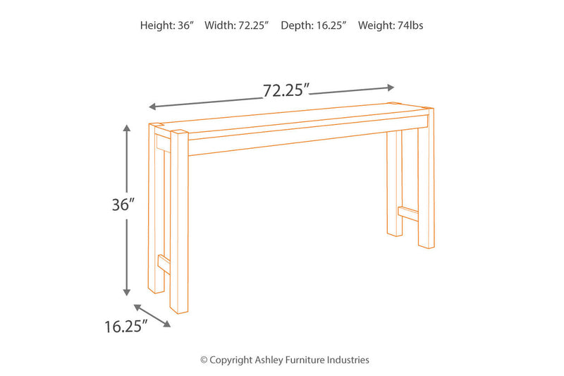 Torjin Brown/Gray Counter Height Dining Table and 2 Barstools -  Ashley - DMV Furniture