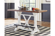 Valebeck Multi Counter Height Dining Table, 4 Barstools and Server -  Ashley - DMV Furniture