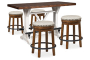 Valebeck Multi Counter Height Table and 4 Stools -  Ashley - DMV Furniture