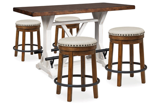 Valebeck Multi Counter Height Table and 4 Stools -  Ashley - DMV Furniture