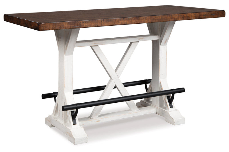 Valebeck Multi Counter Height Dining Table, 4 Barstools and Server -  Ashley - DMV Furniture