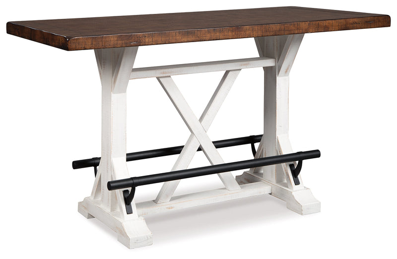 Valebeck Counter Height Dining Table and 4 Barstools from Ashley - DMV Furniture