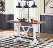 Valebeck Counter Height Dining Table and 4 Barstools from Ashley - DMV Furniture