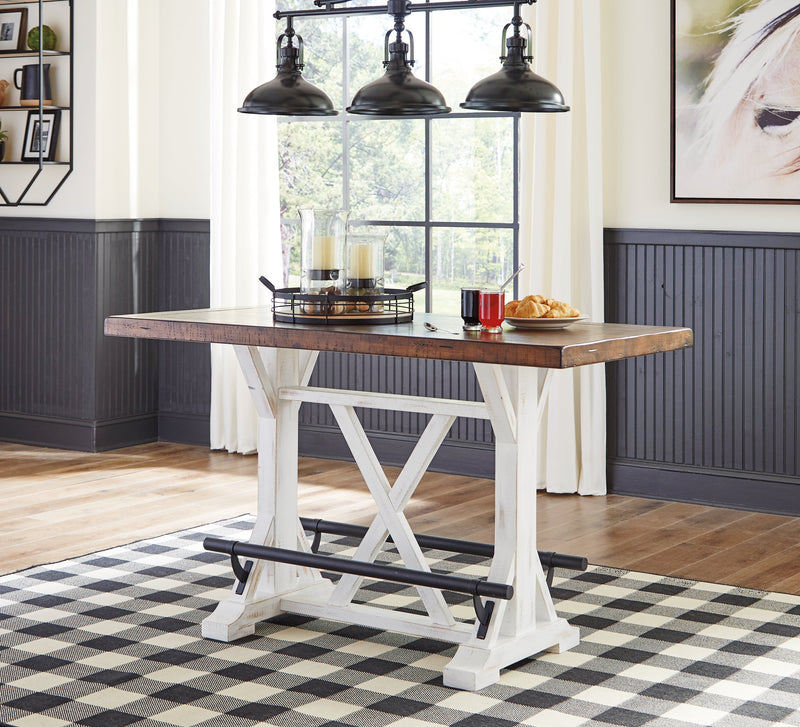 Valebeck Counter Height Dining Table and 4 Barstools from Ashley - DMV Furniture