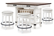 Valebeck Multi Counter Height Dining Table and 4 Barstools -  Ashley - DMV Furniture