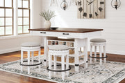 Valebeck Multi Counter Height Dining Table and 4 Barstools -  Ashley - DMV Furniture