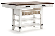 Valebeck Multi Counter Height Dining Table and 4 Barstools -  Ashley - DMV Furniture